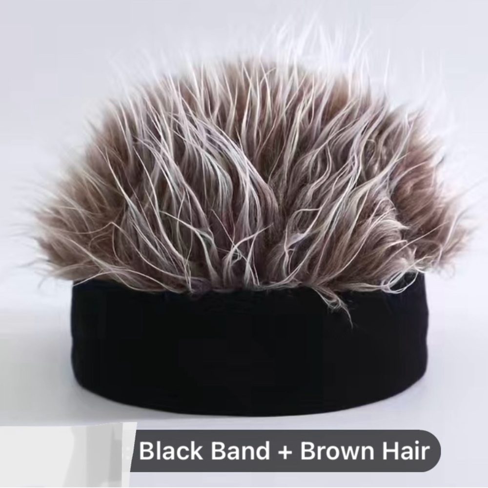 UNISEX Trendy Cool Punk/Hip Hop Adjustable Headband With Synthetic Fiber Hair